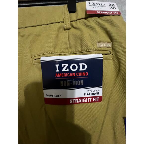 Izod Straight Chino Khaki - Picture 6 of 6